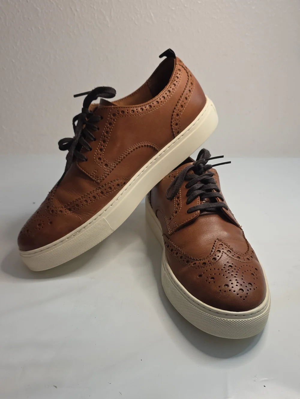 COLE HAAN GRAND SERIES WINSLOW WINGTIP LEATHER SNEAKERS C35600 MENS SIZE 9.5